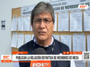 La Esperanza: miembros de mesa listos para jornada electoral