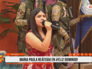 María Paula Reátegui cantó “No me arrepiento de este amor”