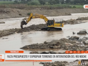 Aumenta caudal del río Moche y obras avanzan pese a falta de presupuesto