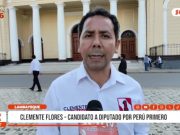 ELECCIONES 2026: Clemente Flores, candidato a Diputado por Perú Primero