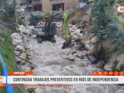 Huaraz: Trabajos de enrocado protegen ríos ante lluvias