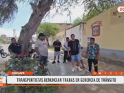 Chiclayo: transportistas denuncian trabas en gerencia de tránsito