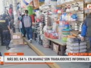 Huaraz: empleo informal supera el 64 %, alerta INEI