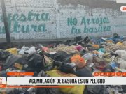 Florencia de Mora: Basural cerca de mercado alarma