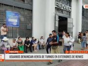 Chiclayo: usuarios denuncian venta de turnos en exteriores de RENIEC