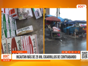 Trujillo: Incautan 25,000 cigarrillos ilegales en mercado Palermo