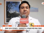 ELECCIONES 2026: Johny Soto Espinoza, candidato al Senado País Para Todos