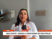 ELECCIONES 2026: Karla Schaefer promete hospital y orden para la región
