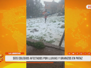 La Libertad: seis colegios afectados por lluvias y granizos en Pataz
