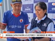 ONPE inicia capacitación a electores y miembros de mesa en Piura