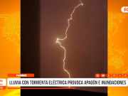 Lluvia y tormenta eléctrica causan apagón e inundaciones en Tumbes