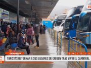 Cajamarca: turistas retornan a sus lugares de origen tras vivir el carnaval