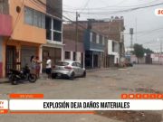 Explosión con artefacto pirotécnico genera daños y alarma en urbanización Chicago de Trujillo