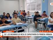 Trujillo: 30% de miembros de mesa se capacitaron en primera jornada