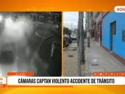 Trujillo: cámaras captan violento accidente de tránsito en Urb. La Rinconada