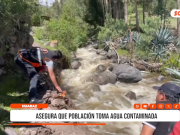 Áncash: asegura que población toma agua contaminada