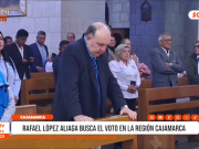 Cajamarca: Rafael López Aliaga busca el voto en la región