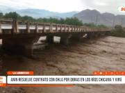 ANIN resuelve contrato con OHLA por obras en ríos Chicama y Virú