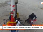 Agente de seguridad asalta grifo en Jaén y es detenido tras fuga en motocicleta