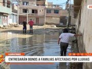 Chiclayo: entregarán bonos a familias afectadas por lluvias