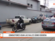 Áncash: conductores usan calles como cocheras