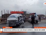 Trujillo: Accidente en Panamericana Norte deja herido y triple choque