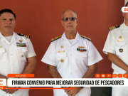 Trujillo: firman convenio para mejorar seguridad de pescadores