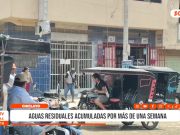 Chiclayo: aguas residuales acumuladas por más de una semana