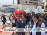 Cajamarca: despiden a candidato presidencial fallecido en accidente de tránsito