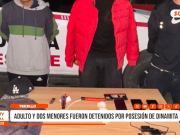 Trujillo: Adulto y dos menores fueron detenidos por posesión de dinamita