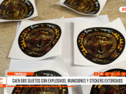 Trujillo: detienen a dos sujetos con explosivos y stickers extorsivos