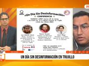 Trujillo: Conferencia sobre desinformación será gratuita