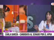 Elecciones 2026: «César Acuña es nefasto y un cáncer para el sistema de salud; no sabe qué es la anemia y piensa que los streamers lo van a salvar»: Carla García, Candidata al Senado Nacional por el APRA