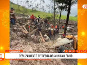 Cajamarca: deslizamiento de tierra deja un fallecido