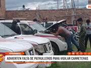 Cajamarca: advierten falta de patrulleros para vigilar carreteras