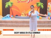 Gachy Vargas emociona al público con su canto en Feliz Domingo