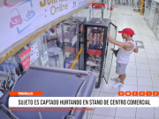 Trujillo: sujeto es captado hurtando en stand de centro comercial