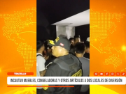 Trujillo: incautan muebles, congeladoras y otros artículos a locales de diversión
