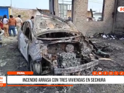Piura: incendio en Sechura destruye tres viviendas en Los Portales