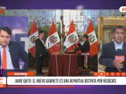 «José Balcázar y el premier Luis Arroyo son títeres del Congreso; el nuevo gabinete es una repartija distinta por negocios»: Jaime Quito, congresista y candidato al Senado por Juntos por el Perú