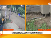 Trujillo: Robo de varilla de cobre alarma a botica cerrada