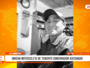 Chepén: ubican motocicleta de teniente gobernador asesinado