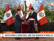 Nacional: nuevo gabinete ministerial jura tras renuncia de Denisse Miralles