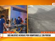 Trujillo: dos mujeres resultaron heridas por rompemuelles sin pintar