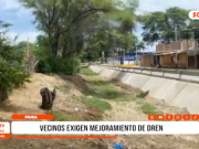 Piura: vecinos exigen mejoramiento de dren