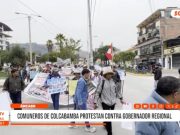 Huaraz: comuneros protestan por obras paralizadas en Colcabamba