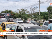 Chiclayo: transportistas protestan por el alza de los combustibles