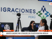 Nacional: advierten sanciones para extranjeros con situación migratoria irregular