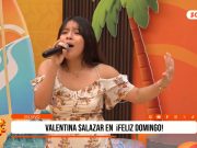 Valentina Salazar emociona en Feliz Domingo cantando Probablemente