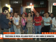 Trujillo: docentes de inicial reclaman frente al GORE cambio de normativa
